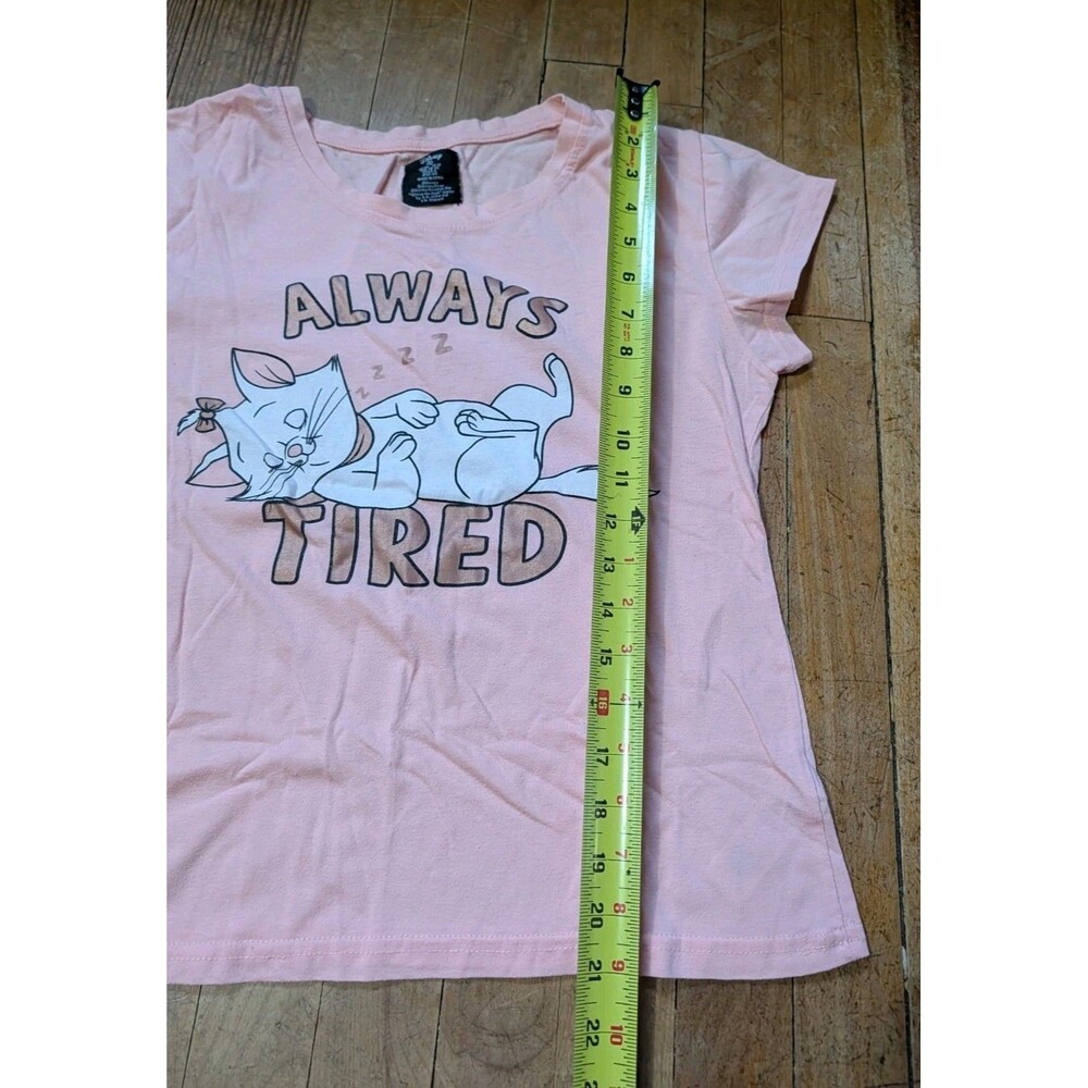 Vintage Aristocats Marie Always Tired Women's Pink Pajamas Set S Small - Picture 4 of 12